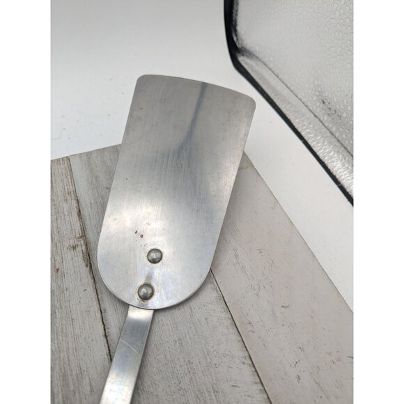 Vintage Kaylan Solid Spatula Flipper 14 1/4" Long Tan Handle - Picture 2 of 11